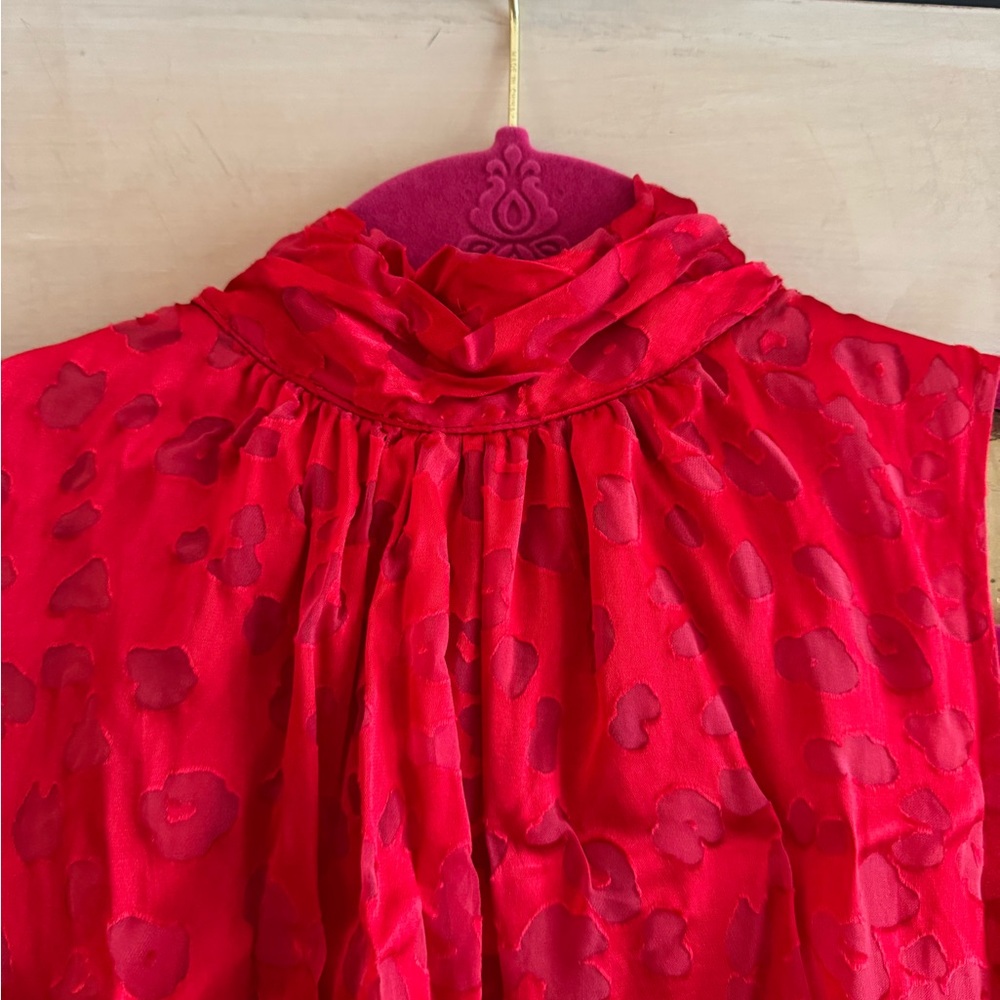 White House Black Market Red top. - Picture 2 of 5